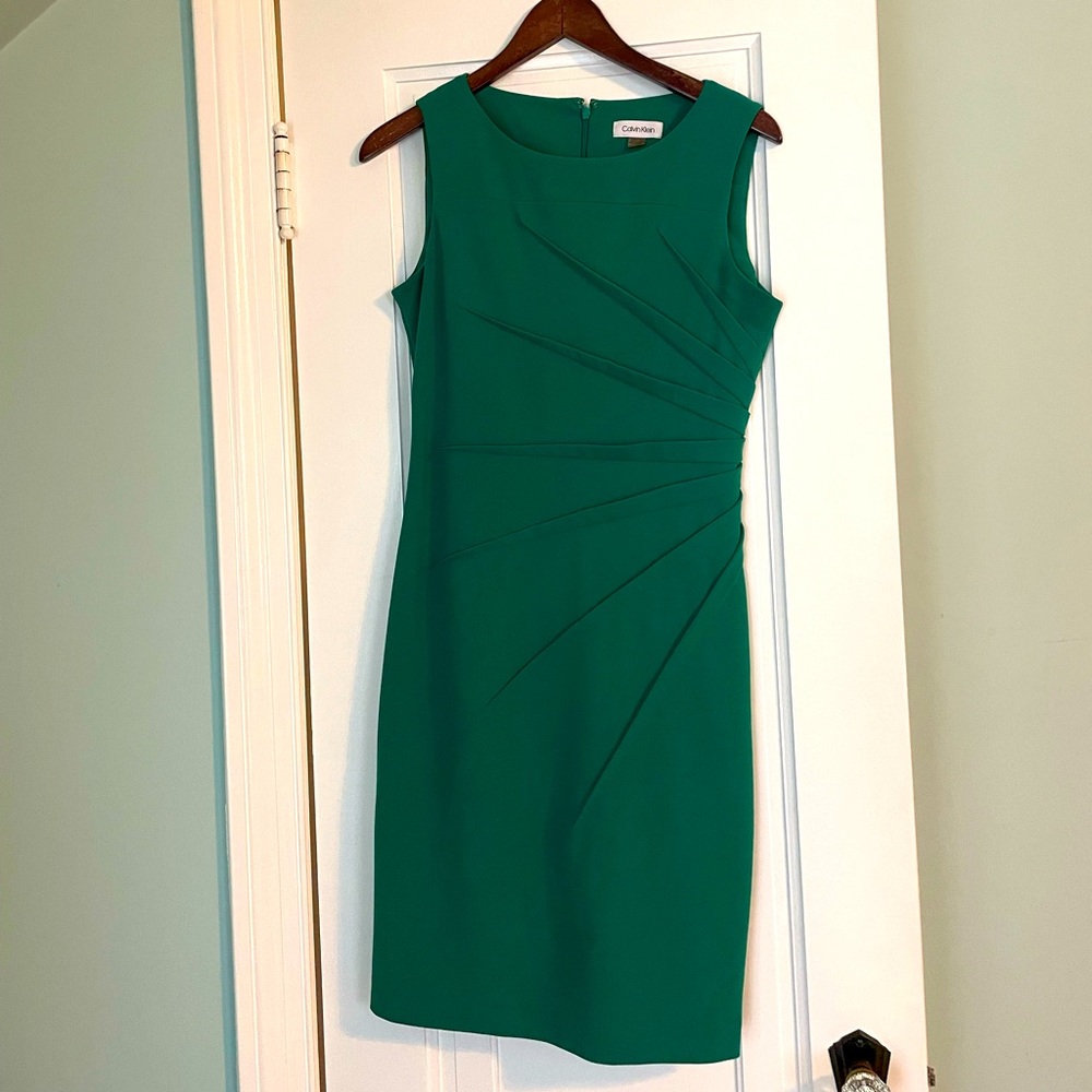 Calvin Klein Melodie Green Dress Size 6